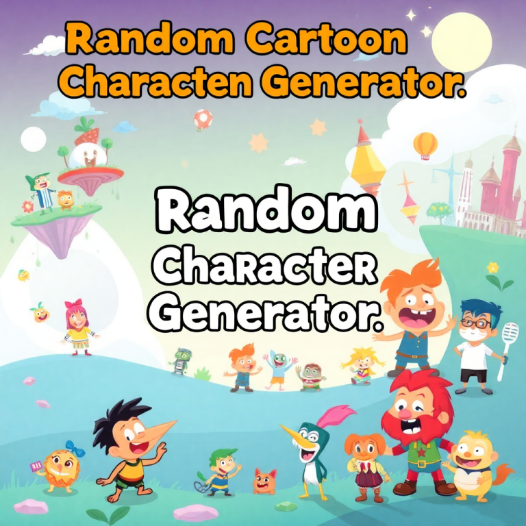 Random Cartoon Character Name Generator