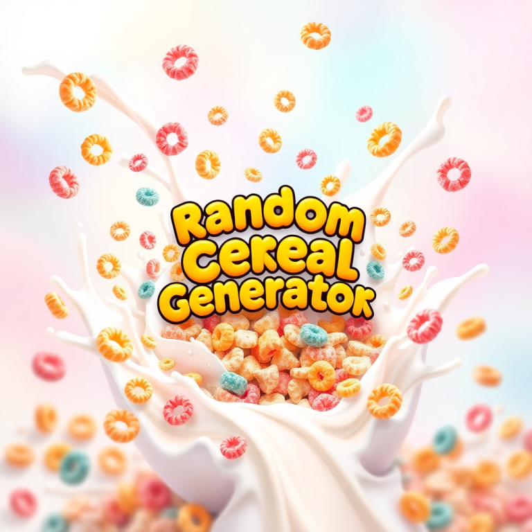 Random Cereal Generator
