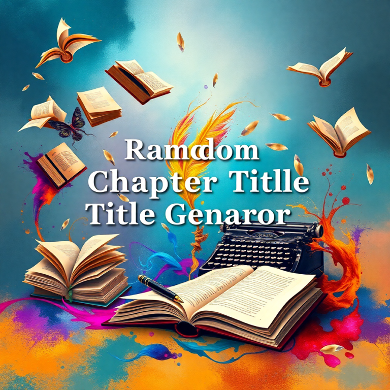Random Chapter Title Generator