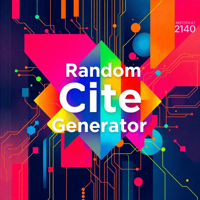 Random Cite Generator