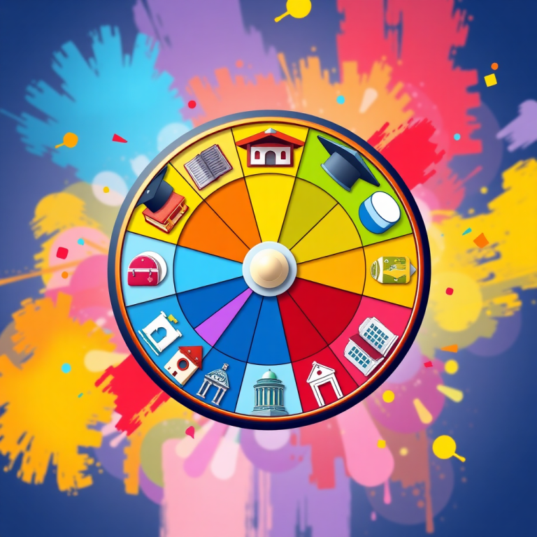 Random College Generator Wheel