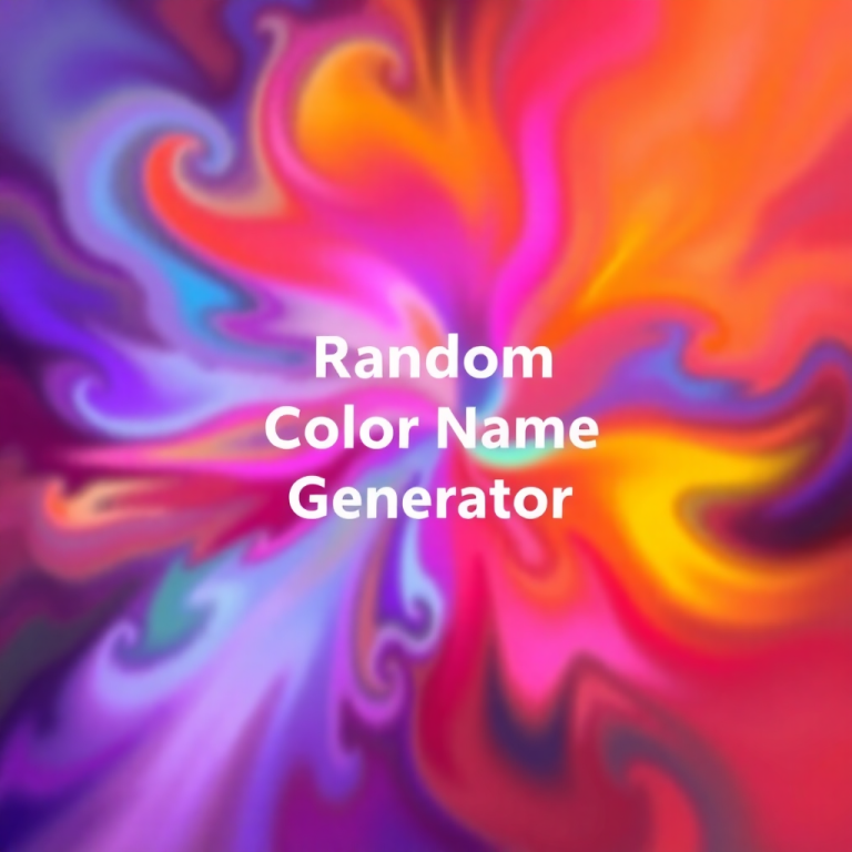Random Color Name Generator