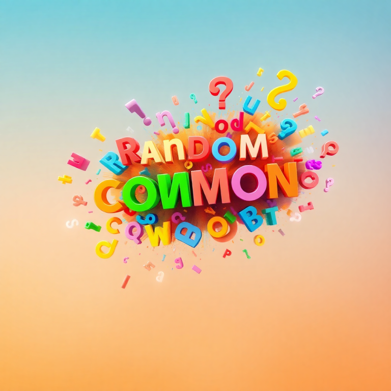 Random Common Word Generator