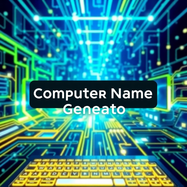 Random Computer Name Generator