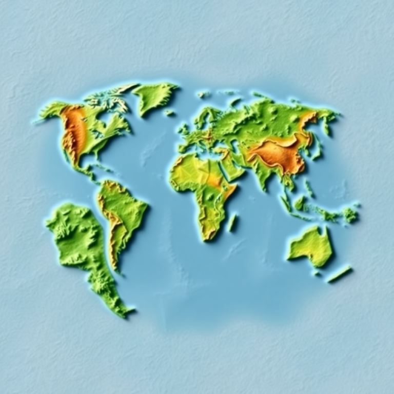 Random Continent Shape Generator