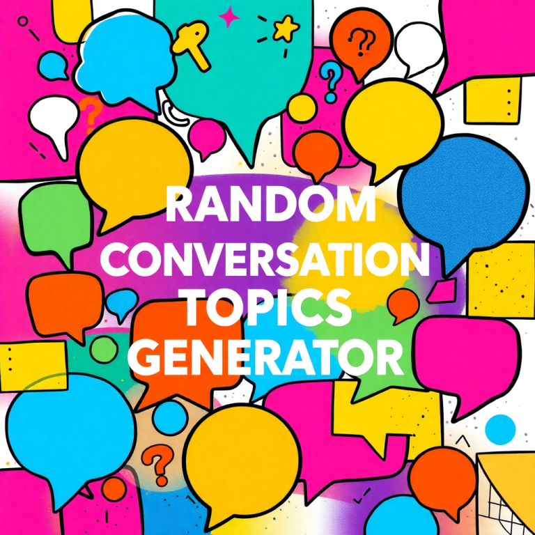 Random Conversation Topics Generator