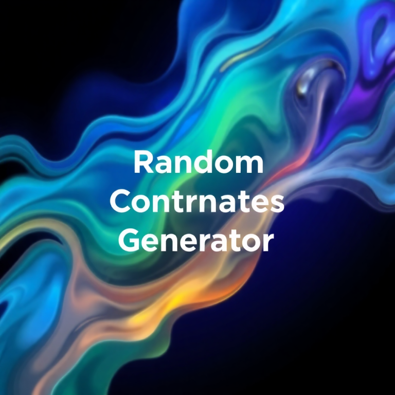 Random Coordinates Generator