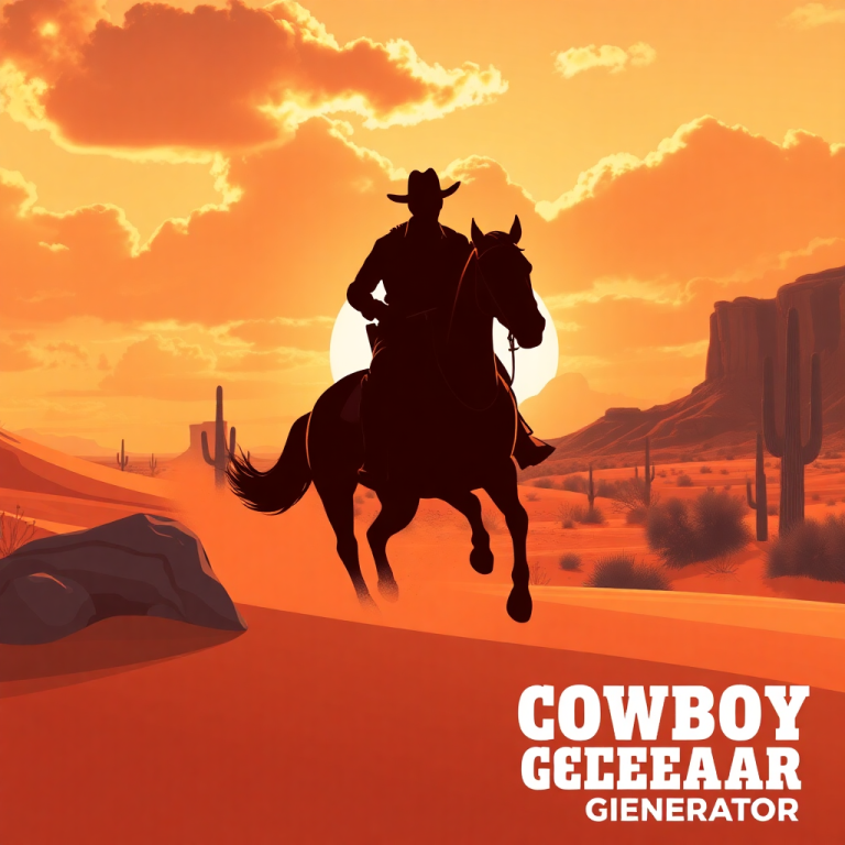 Random Cowboy Name Generator