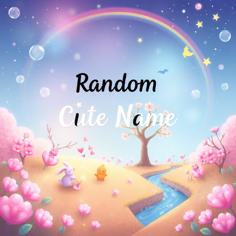 Random Cute Name Generator