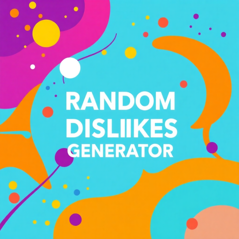 Random Dislikes Generator