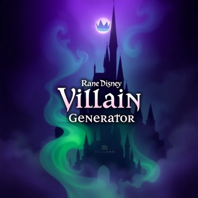 Random Disney Villain Generator