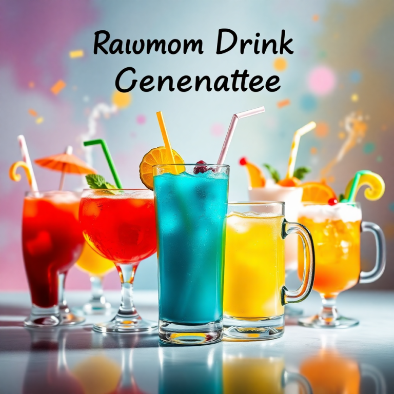 Random Drink Name Generator