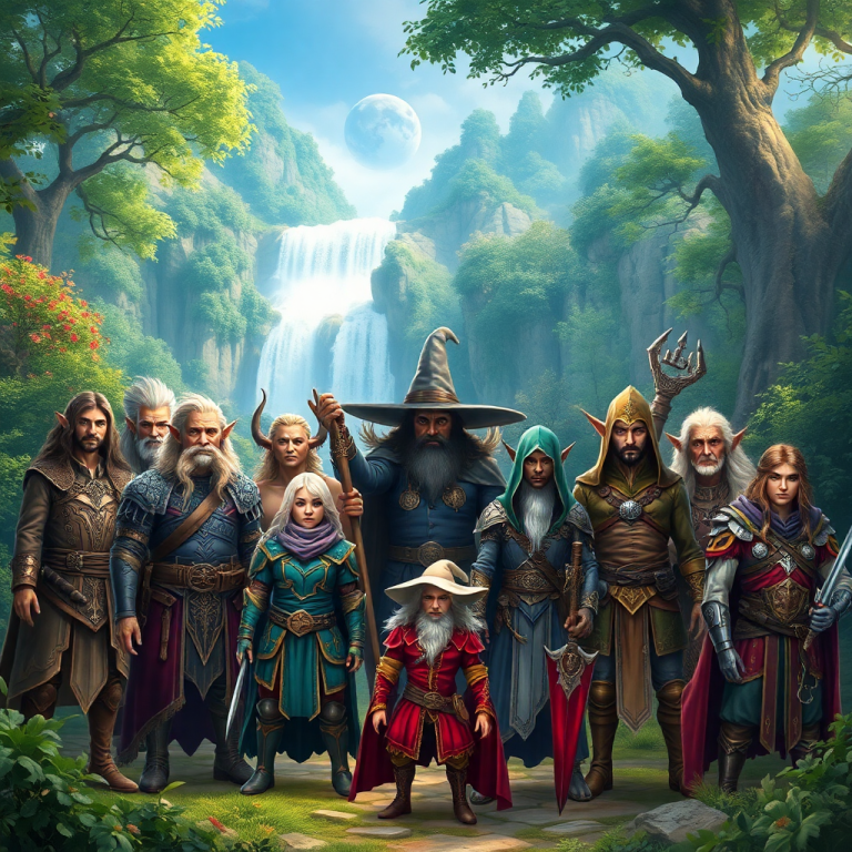 Random Fantasy Character Generator