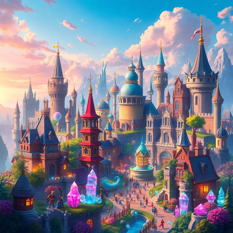 Random Fantasy City Generator