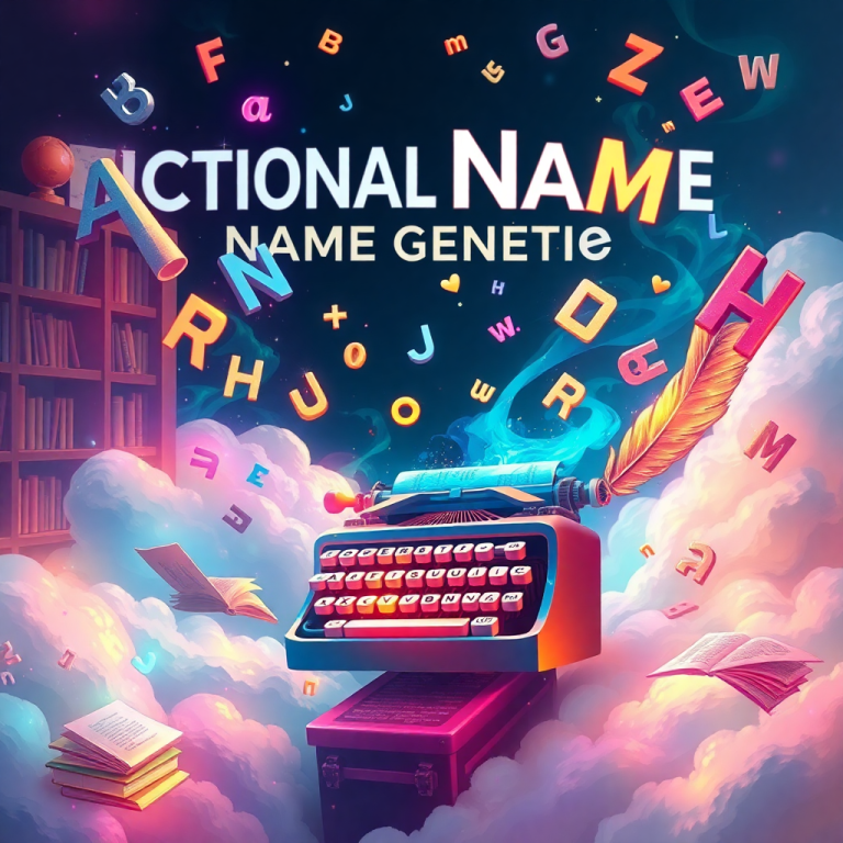 Random Fictional Name Generator