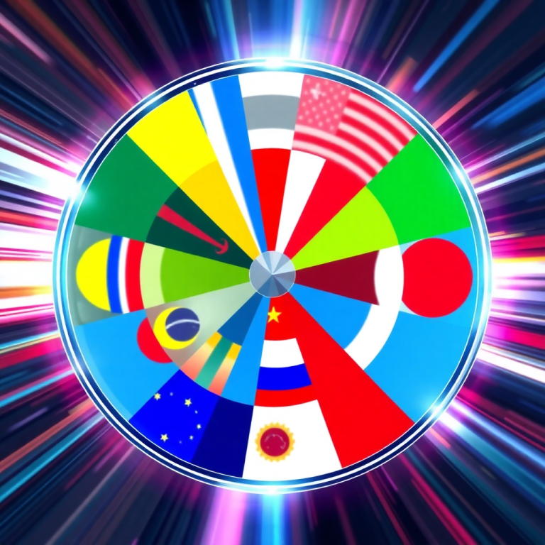 Random Flag Generator Wheel