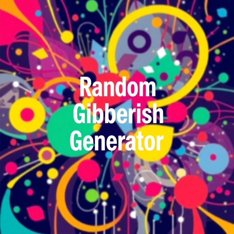 Random Gibberish Generator