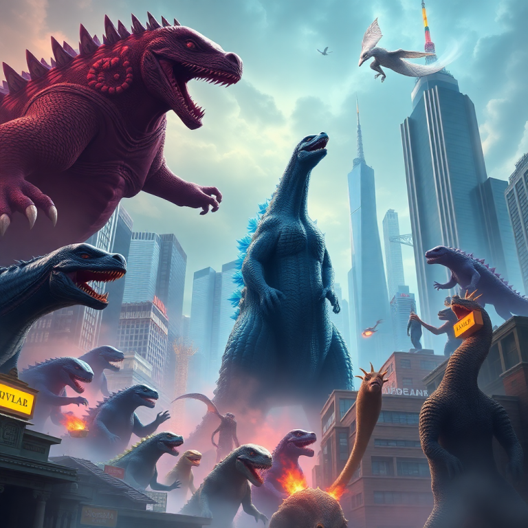 Random Godzilla Kaiju Generator