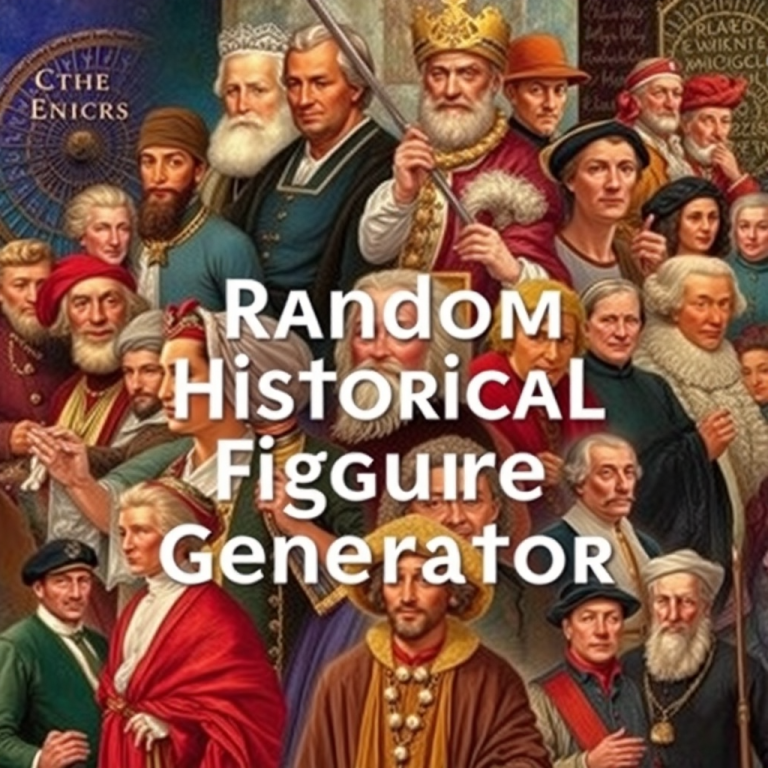 Random Historical Figure Generator