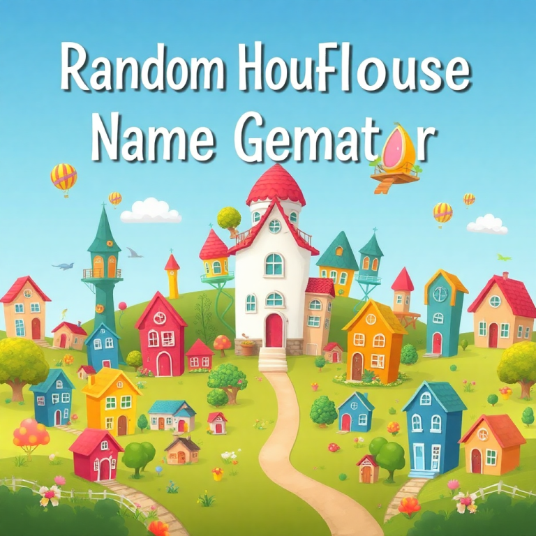 Random House Name Generator