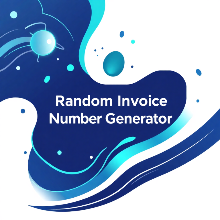 Random Invoice Number Generator