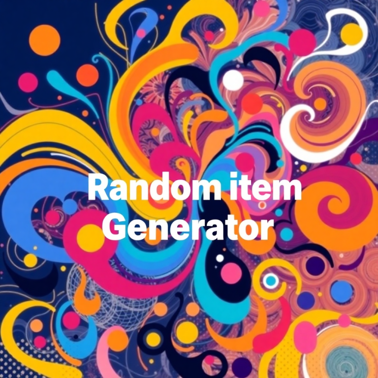 Random Item Generator