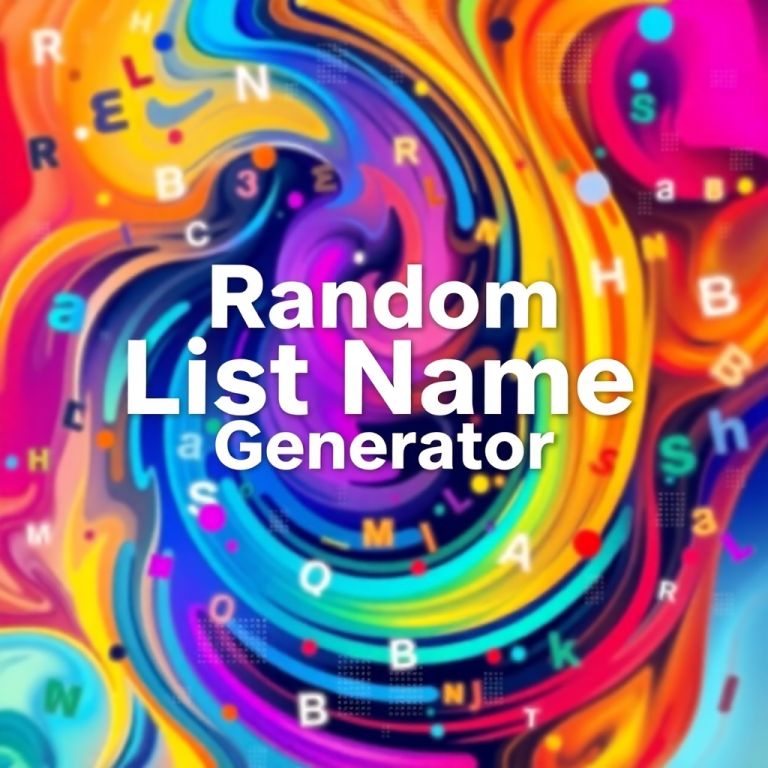 Random List Name Generator