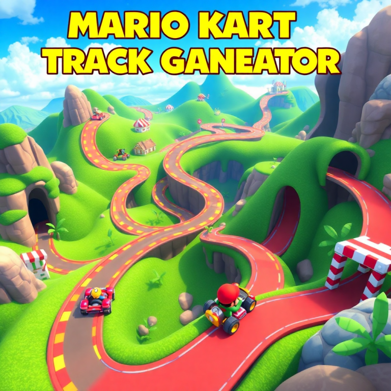 Random Mario Kart Track Generator