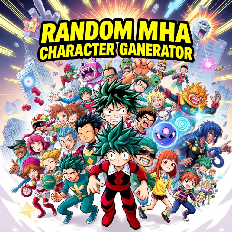 Random Mha Character Generator