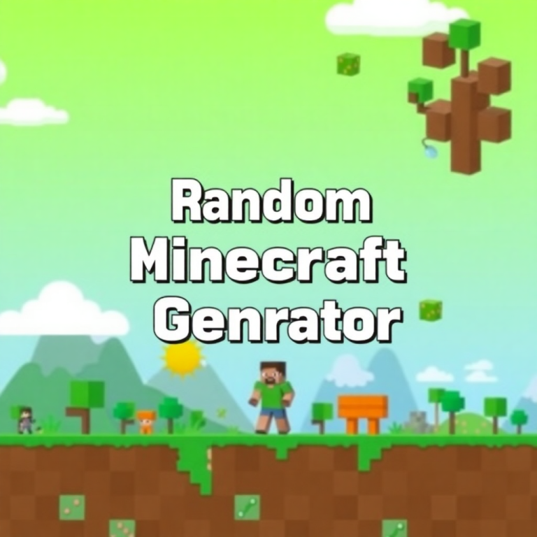 Random Minecraft Username Generator