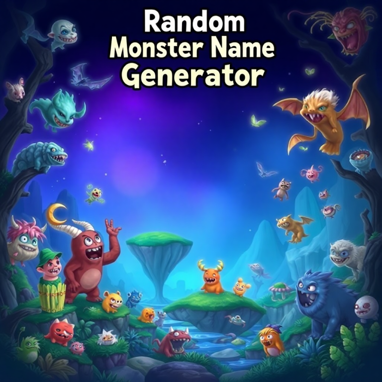 Random Monster Name Generator