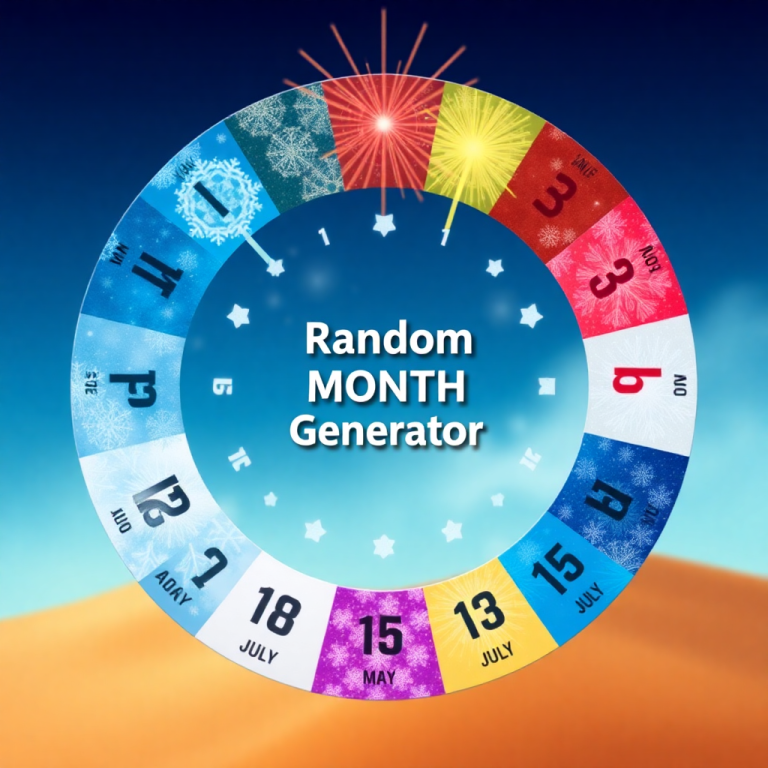Random Month Generator