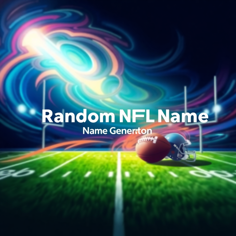 Random Nfl Name Generator