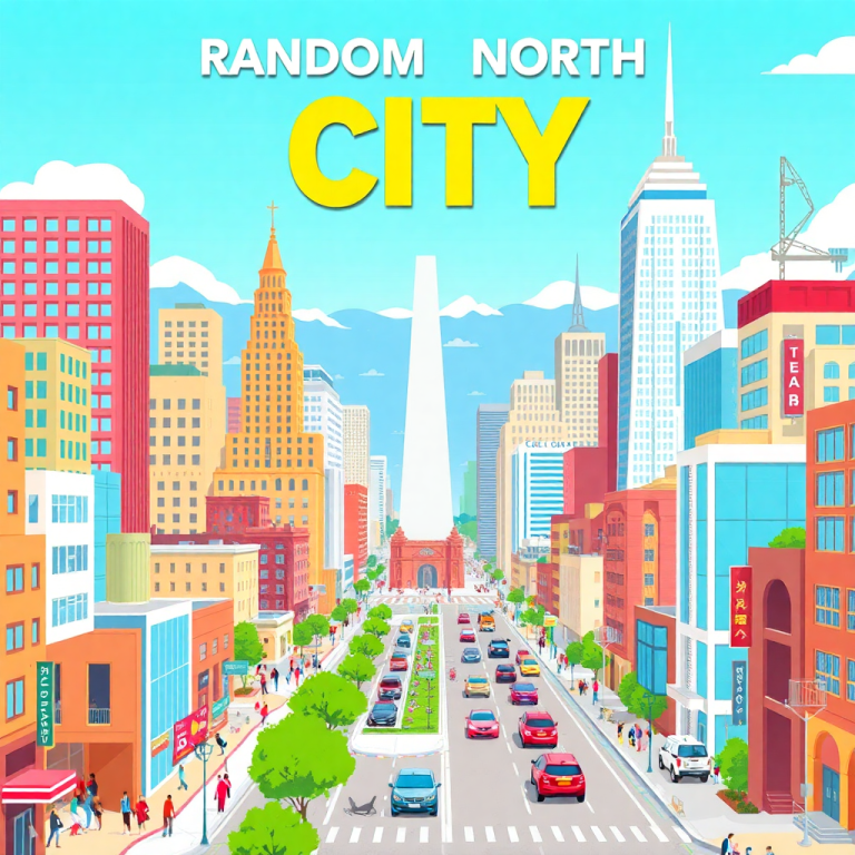 Random North American City Generator