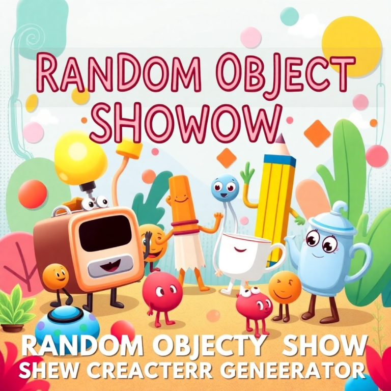 Random Object Show Character Generator
