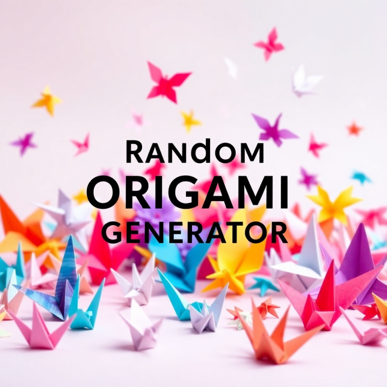 Random Origami Generator