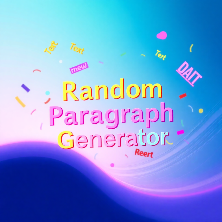Random Paragraph Generator