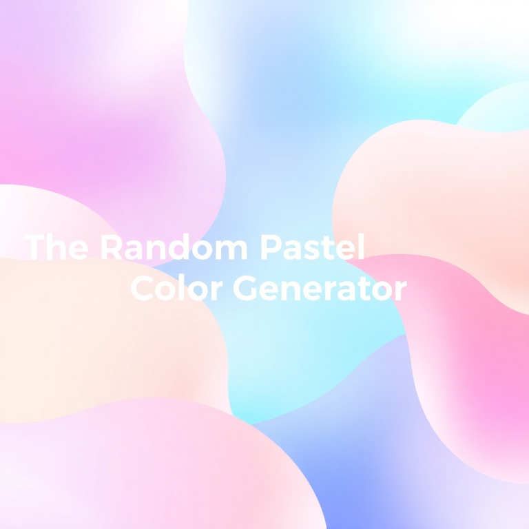 Random Pastel Color Generator
