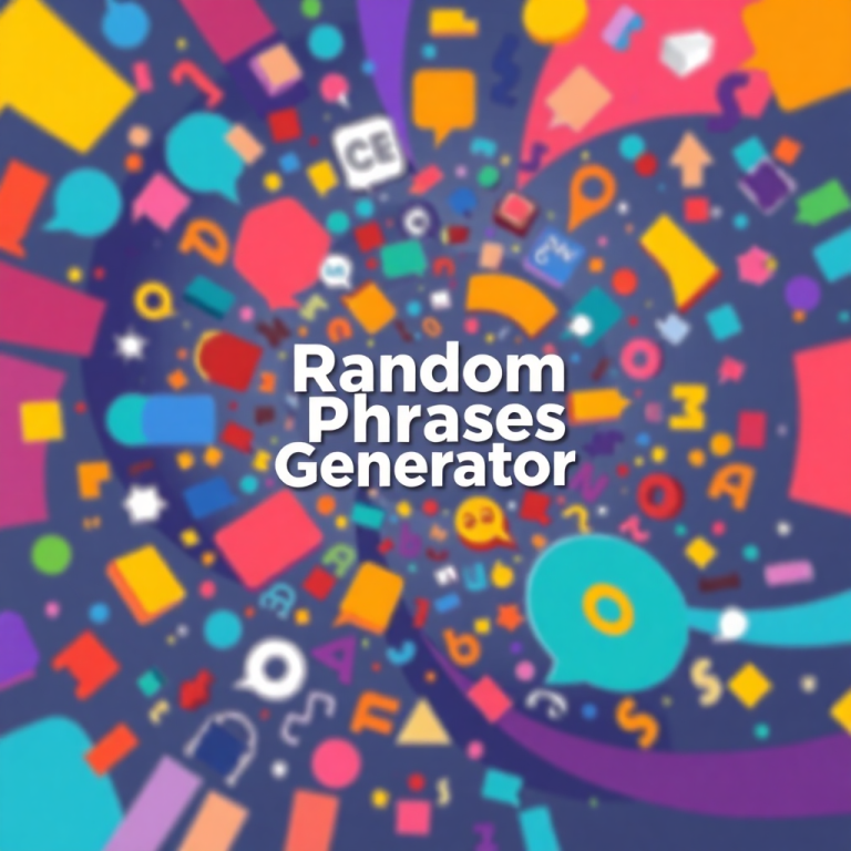 Random Phrases Generator