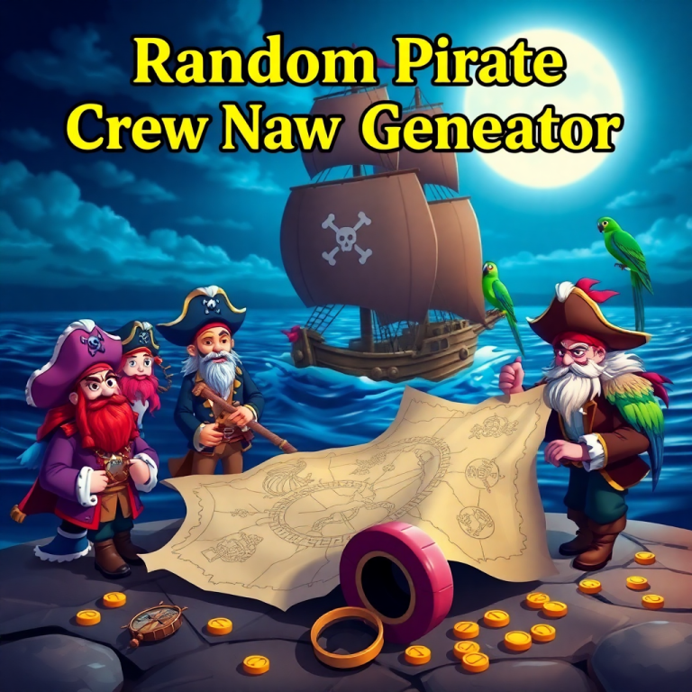 Random Pirate Crew Name Generator