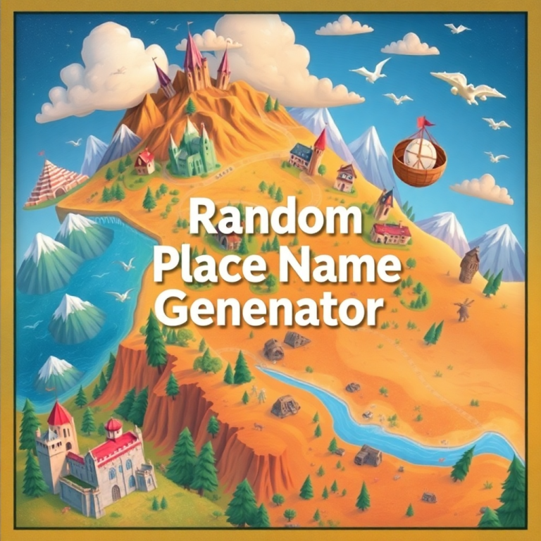 Random Place Name Generator