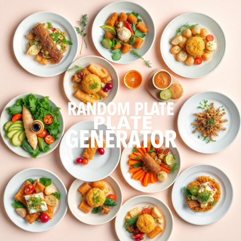 Random Plate Generator
