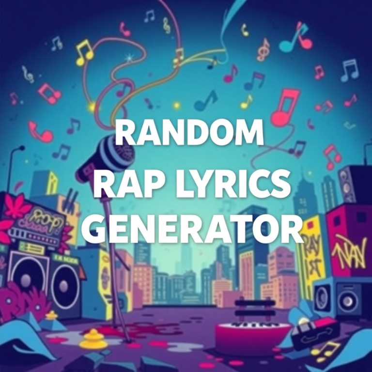 Random Rap Lyrics Generator