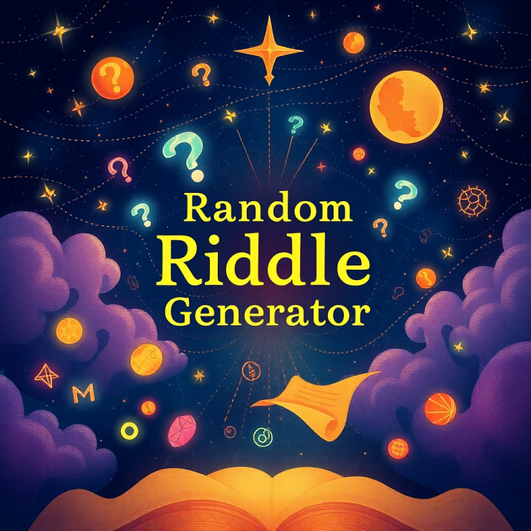 Random Riddle Generator