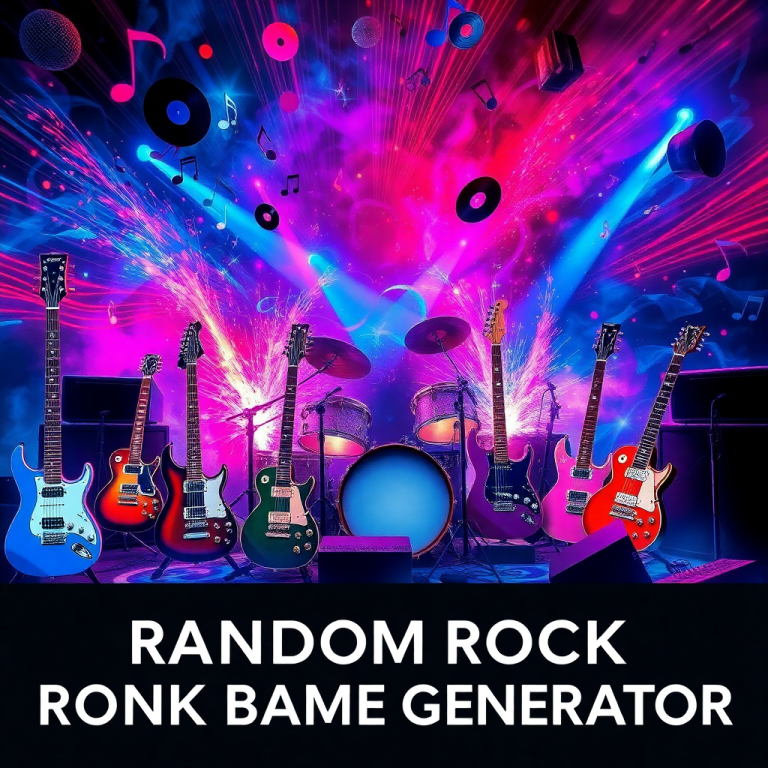 Random Rock Band Name Generator