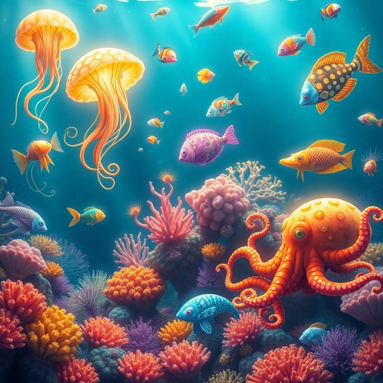 Random Sea Creature Generator