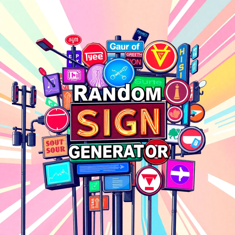 Random Sign Generator
