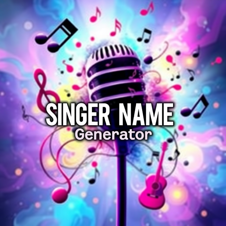 Random Singer Name Generator