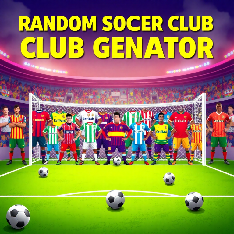 Random Soccer Club Generator