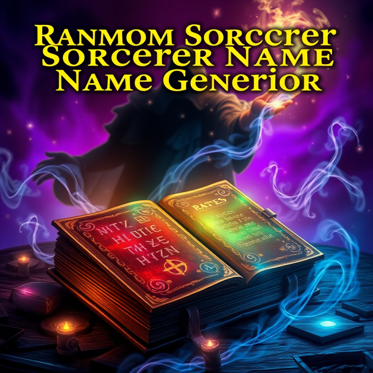 Random Sorcerer Name Generator